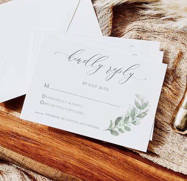 rsvp simple cards