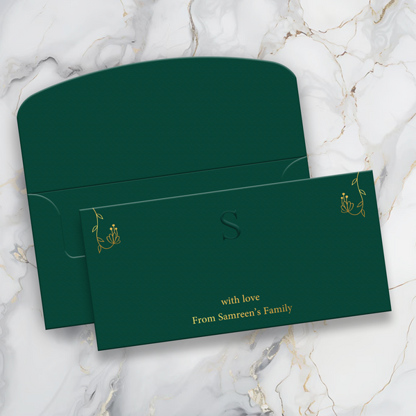 Opulent Blossom Money Envelope