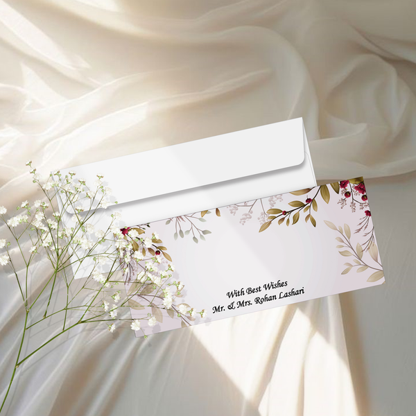 The Berry Blossom Money Envelope