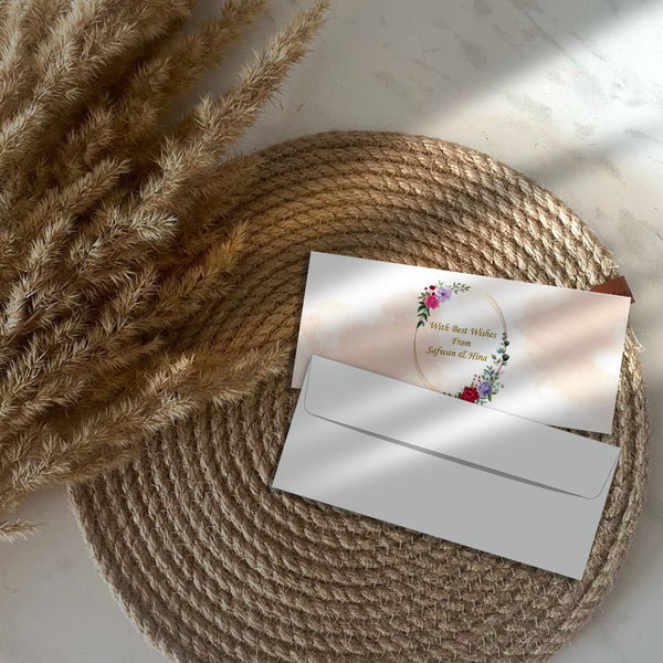 The Floral Circle Money Envelope