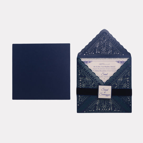 The Midnight Lace Invite
