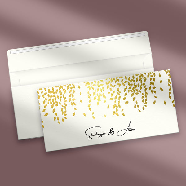 The Falling Leaves Money Envelope